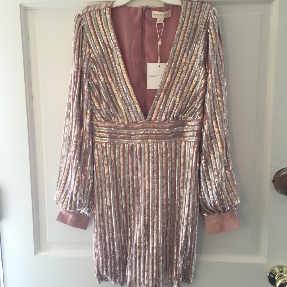 Honey Punch | NWT Sequin Party Dress